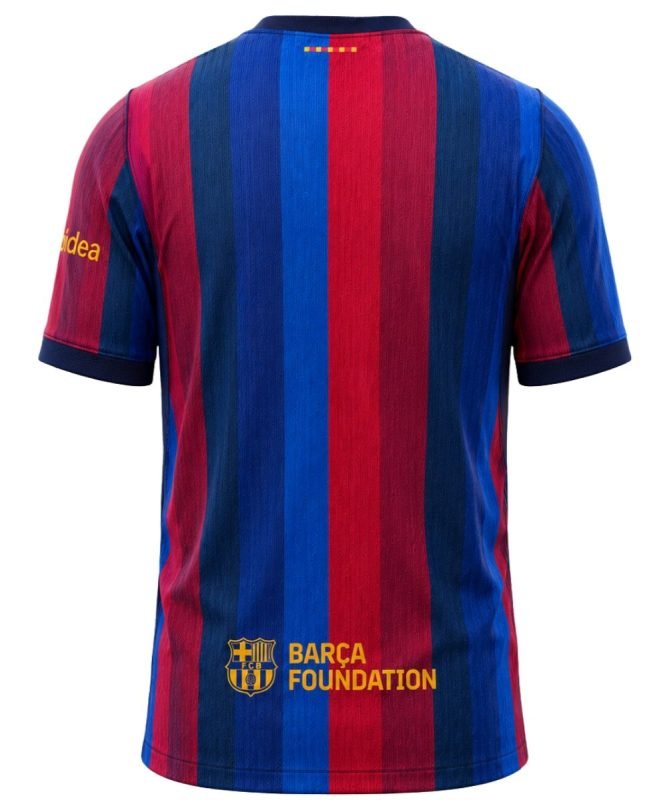 Barcelona Home Shirt 2026-27, back view